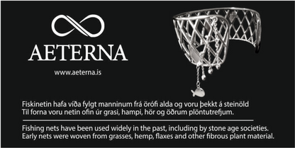 Fishing net bracelet